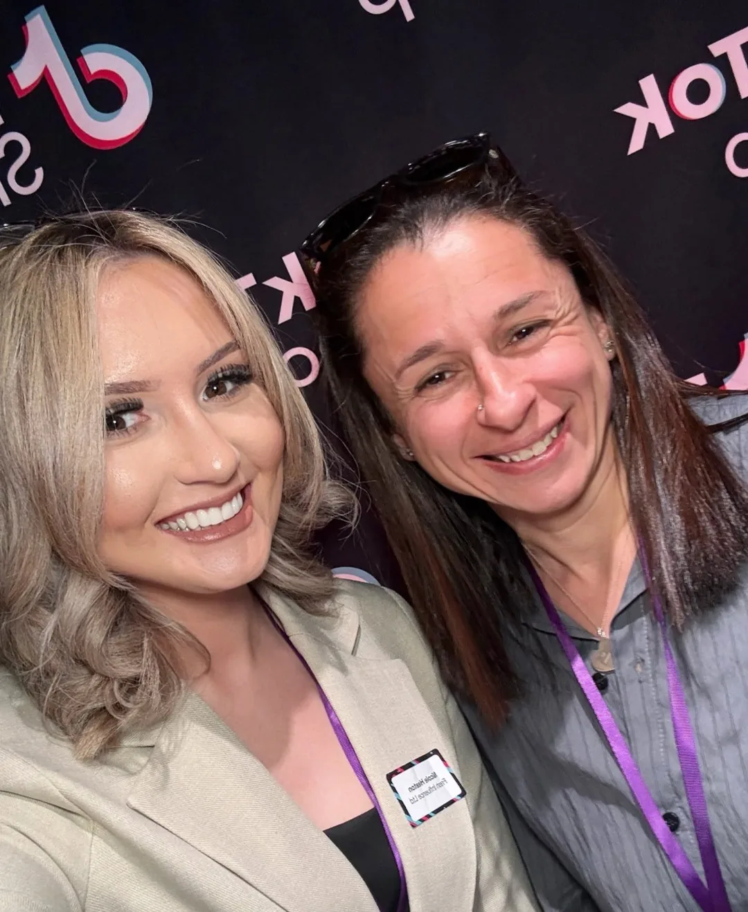 Nicole at a TikTok Shop event