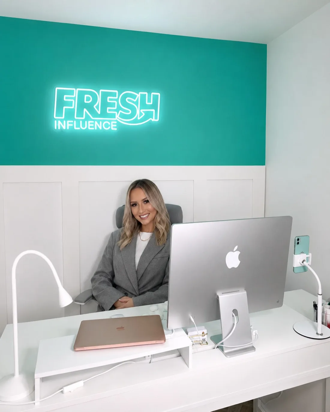 Nicole at the Fresh Influence studio